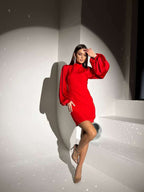 Sleek Silhouette Mini Dress
