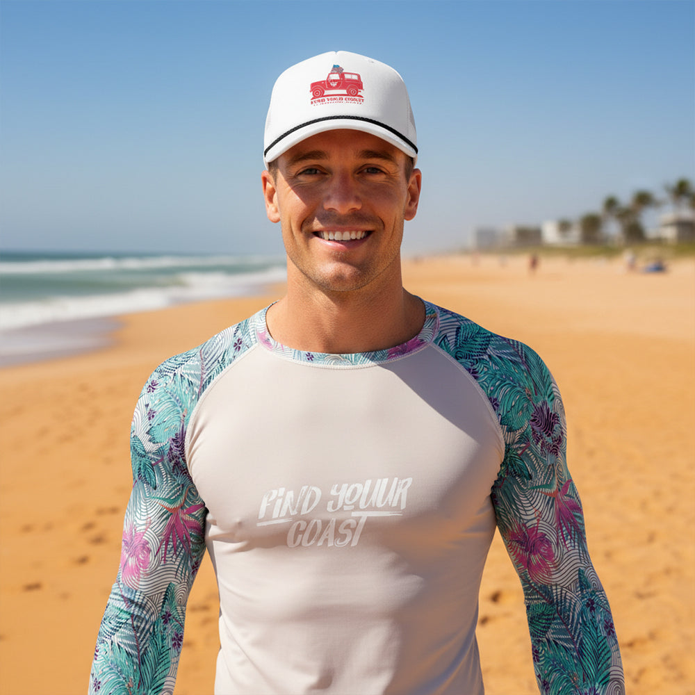 Find Your Coast® Tropical Sleeve UPF 50+ Rash Guard
