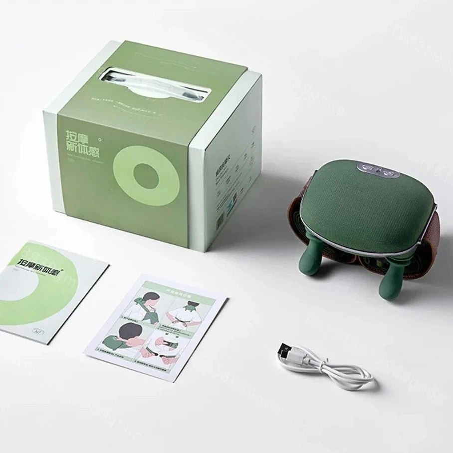 MASAŻER SZYI KARKU RAMION PLECÓW -Całego ciała- DŁONIE MASUJĄCE-VIDEO!