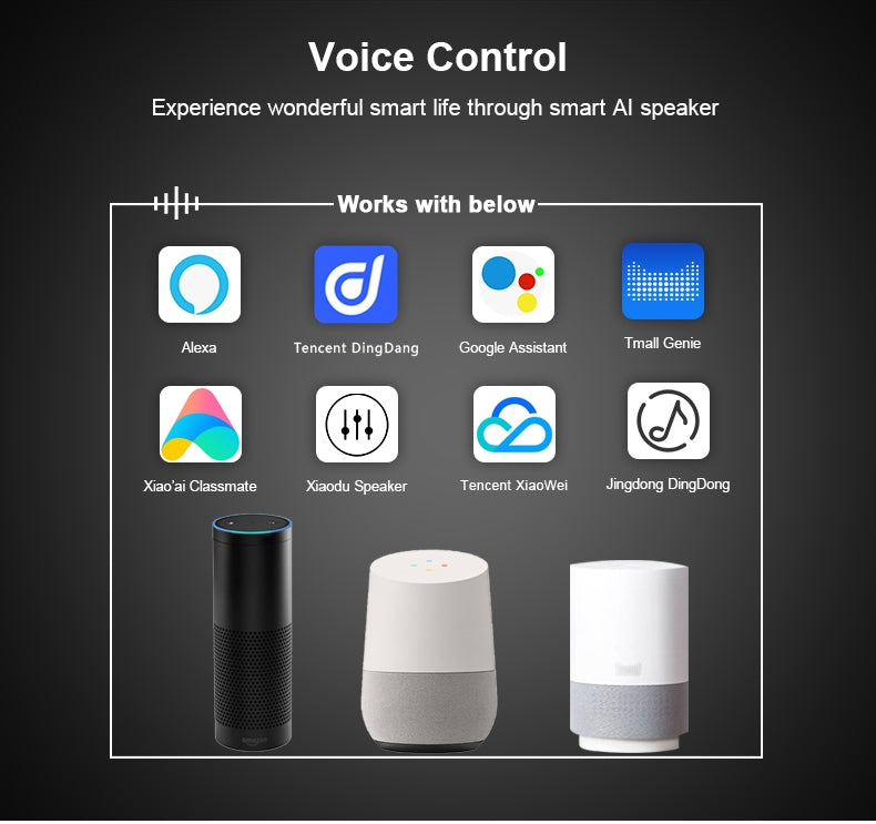 Inteligentny Włącznik Światła WiFi Zigbee Tuya Smart Life Alexa Google Home Dotykowy Szklany Panel