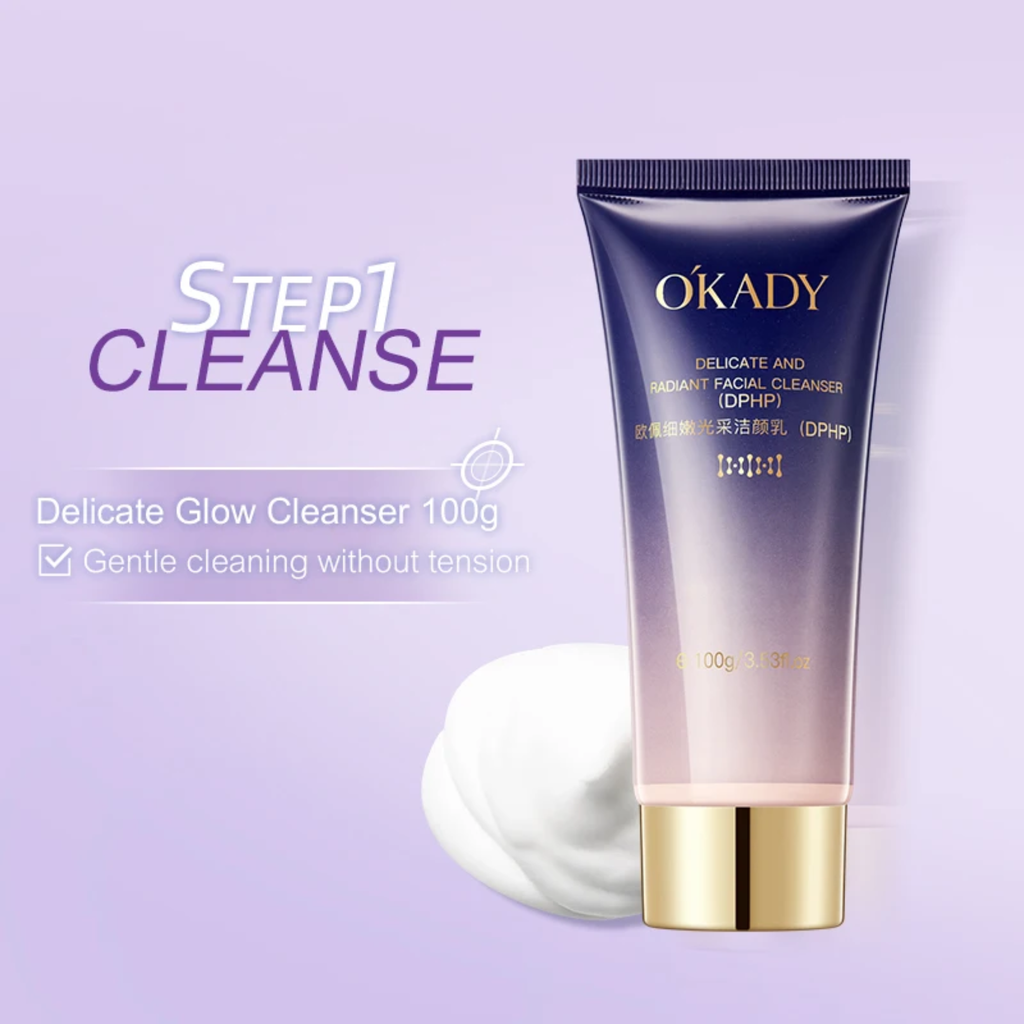 Zestaw na prezent OKADY Youth Elastic & Anti-Wrinkle 8-Step Skin Care Set – Kompleksowa pielęgnacja przeciwzmarszczkowa i liftingująca