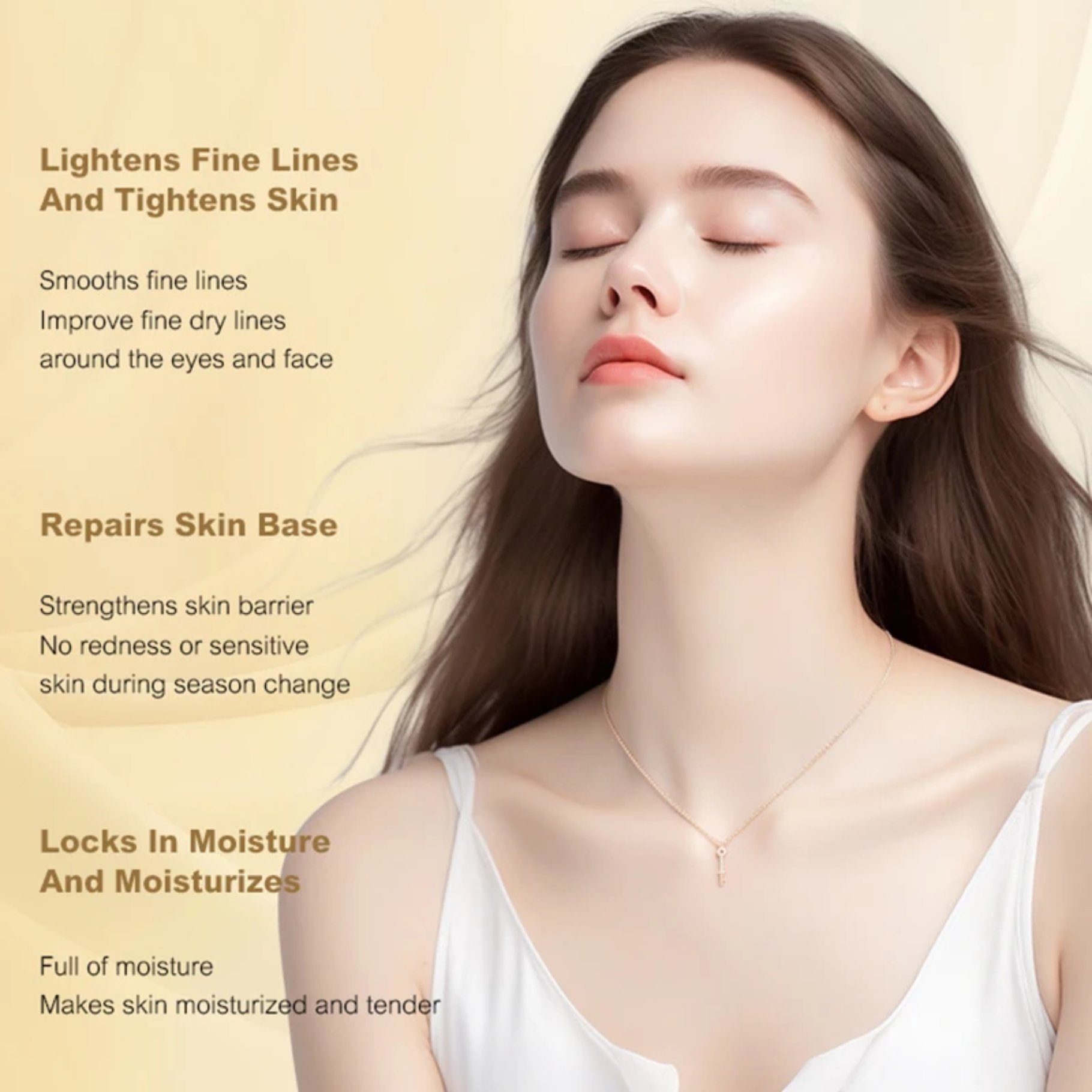 Zestaw na prezent OKADY TIME PEPTIDE GOLDEN LADY SKIN CARE SET