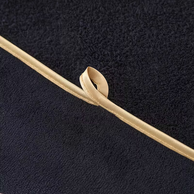 Zestaw ręczników kąpielowych 5 szt. – miękkie czarne