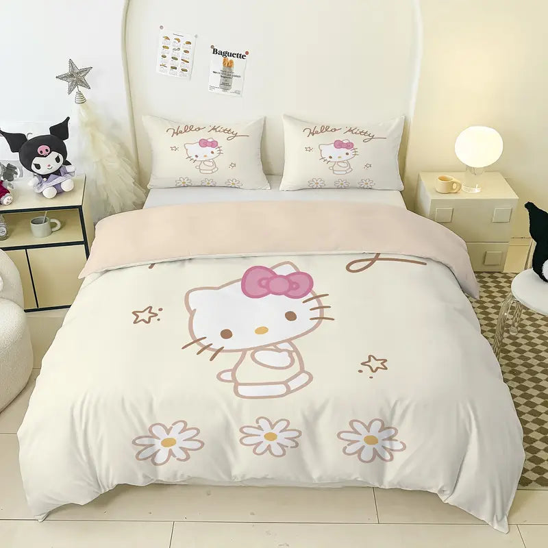 Pościel dla dziewczynki Hello Kitty 135x200 cm