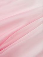 SUKIENKA MAXI RÓŻOWA OMBRE HALTER SZYFONOWA PEREŁKI ELEGANCKA