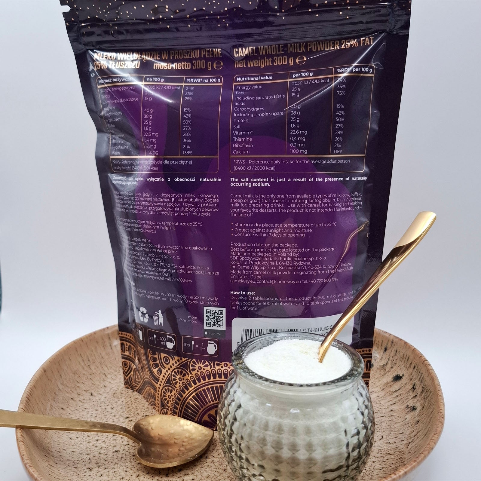 Camel Milk Powder 300g | Pure & Nutritious