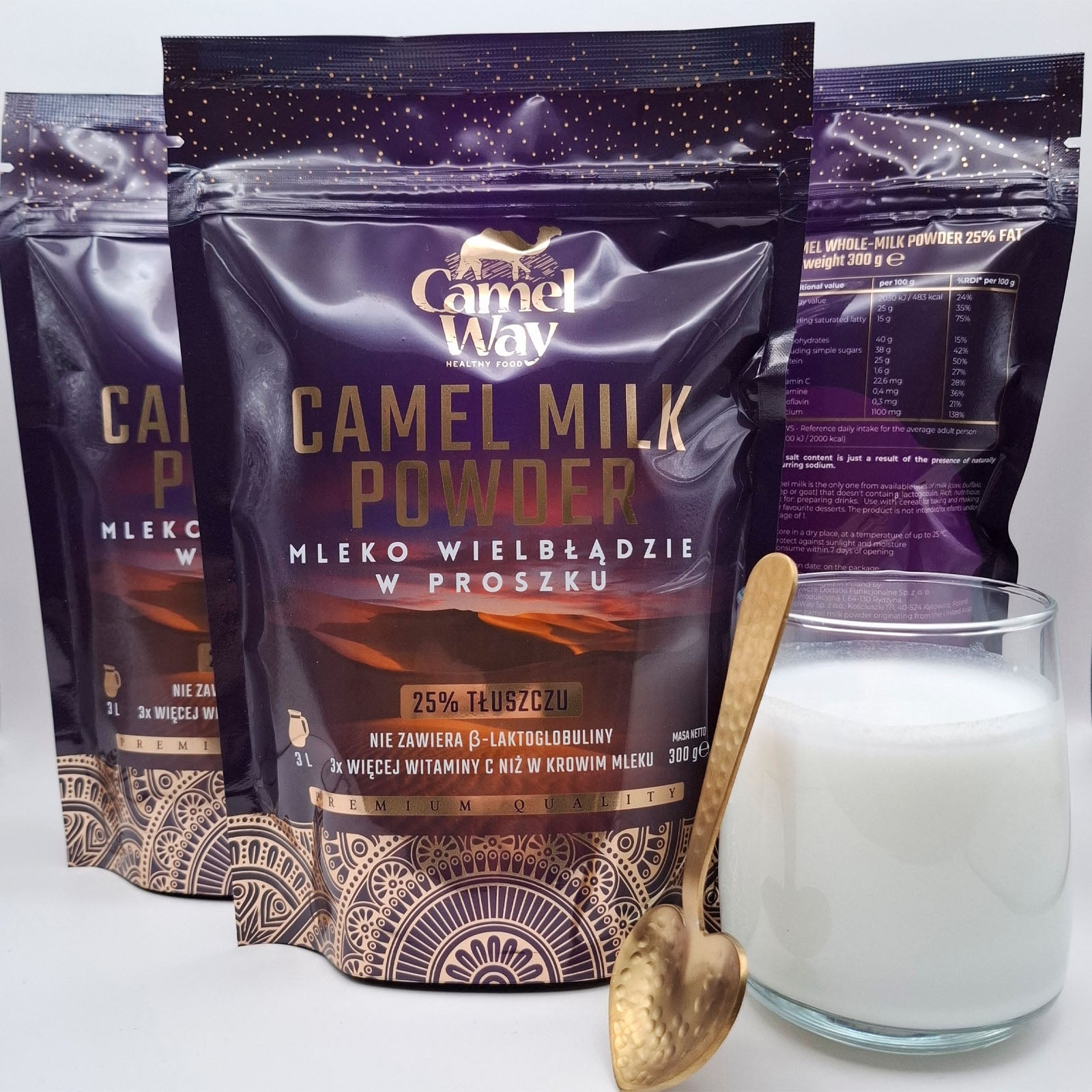 Camel Milk Powder 3x300g (Total 900g) | Family Bulk Pack