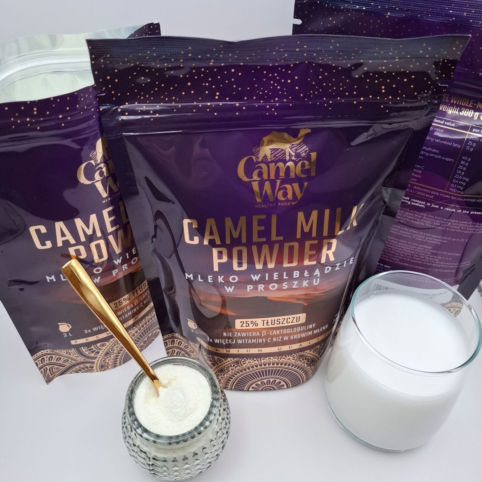 Camel Milk Powder 3x300g (Total 900g) | Family Bulk Pack