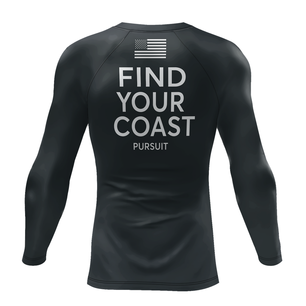 Find Your Coast® Dedicated Pursuit Rash Guard UPF 50+