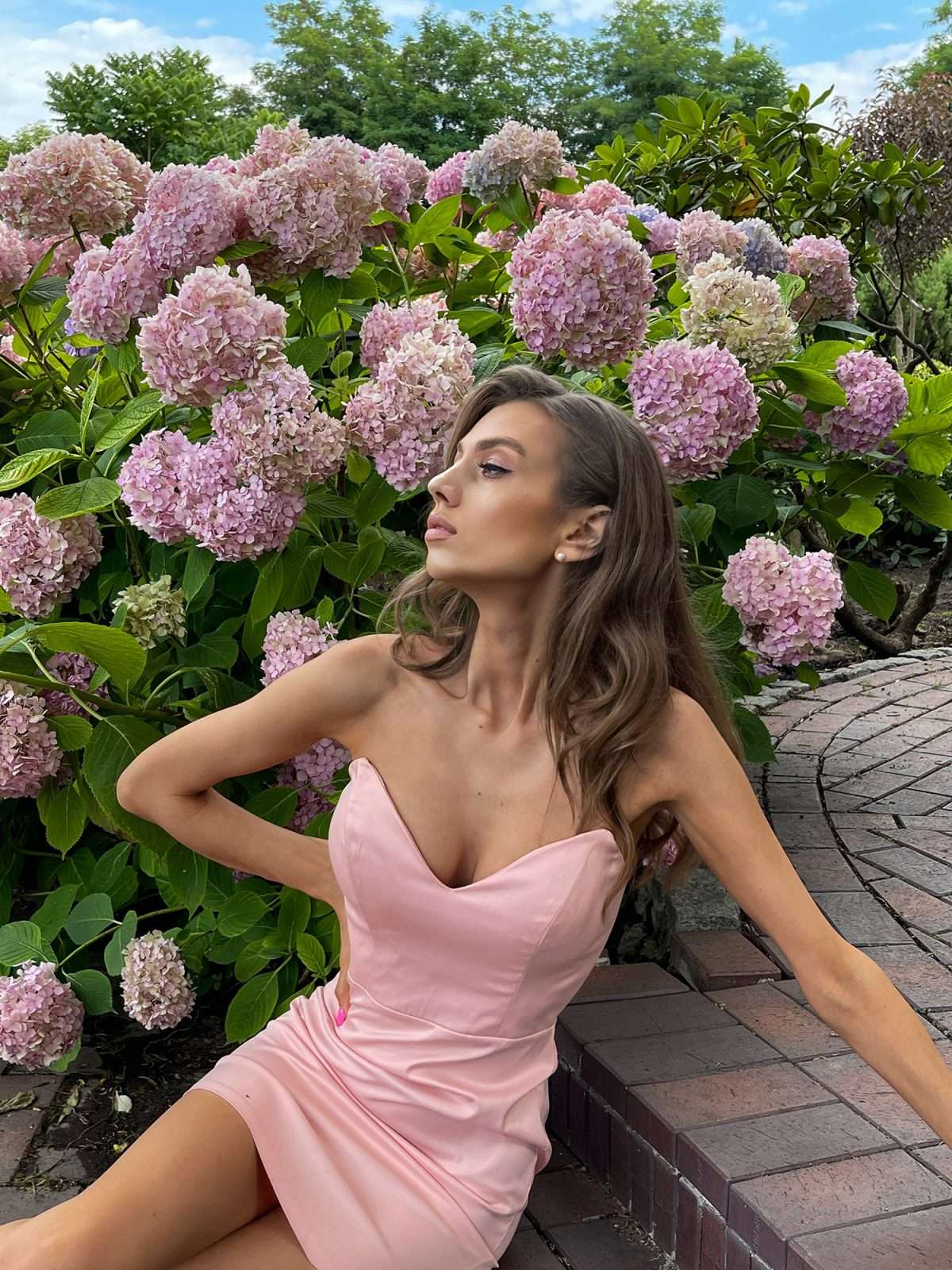 Short Mini Party Dress with Tulle Train