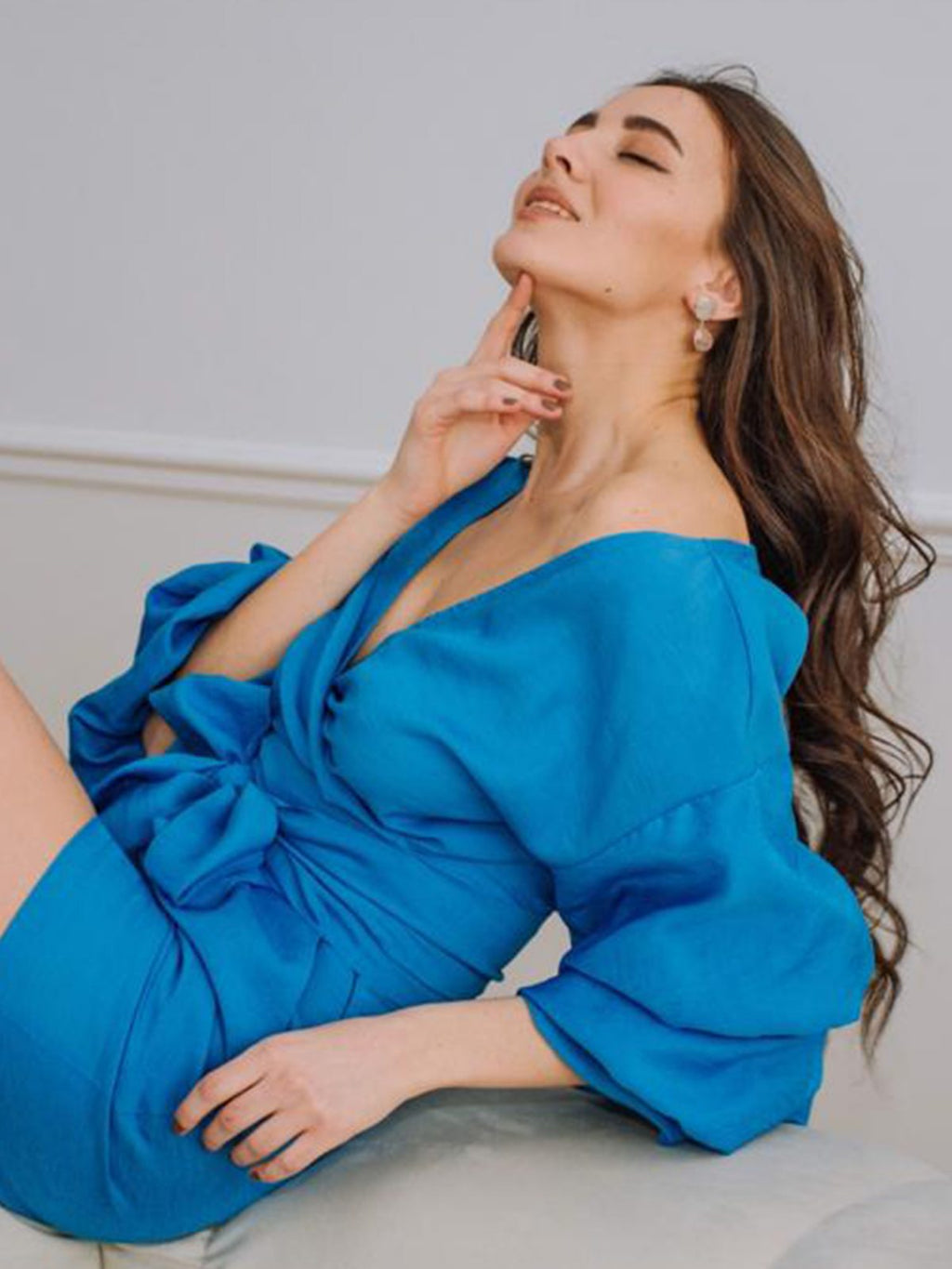 Breeze Bloom Mod Linen Shorts Set