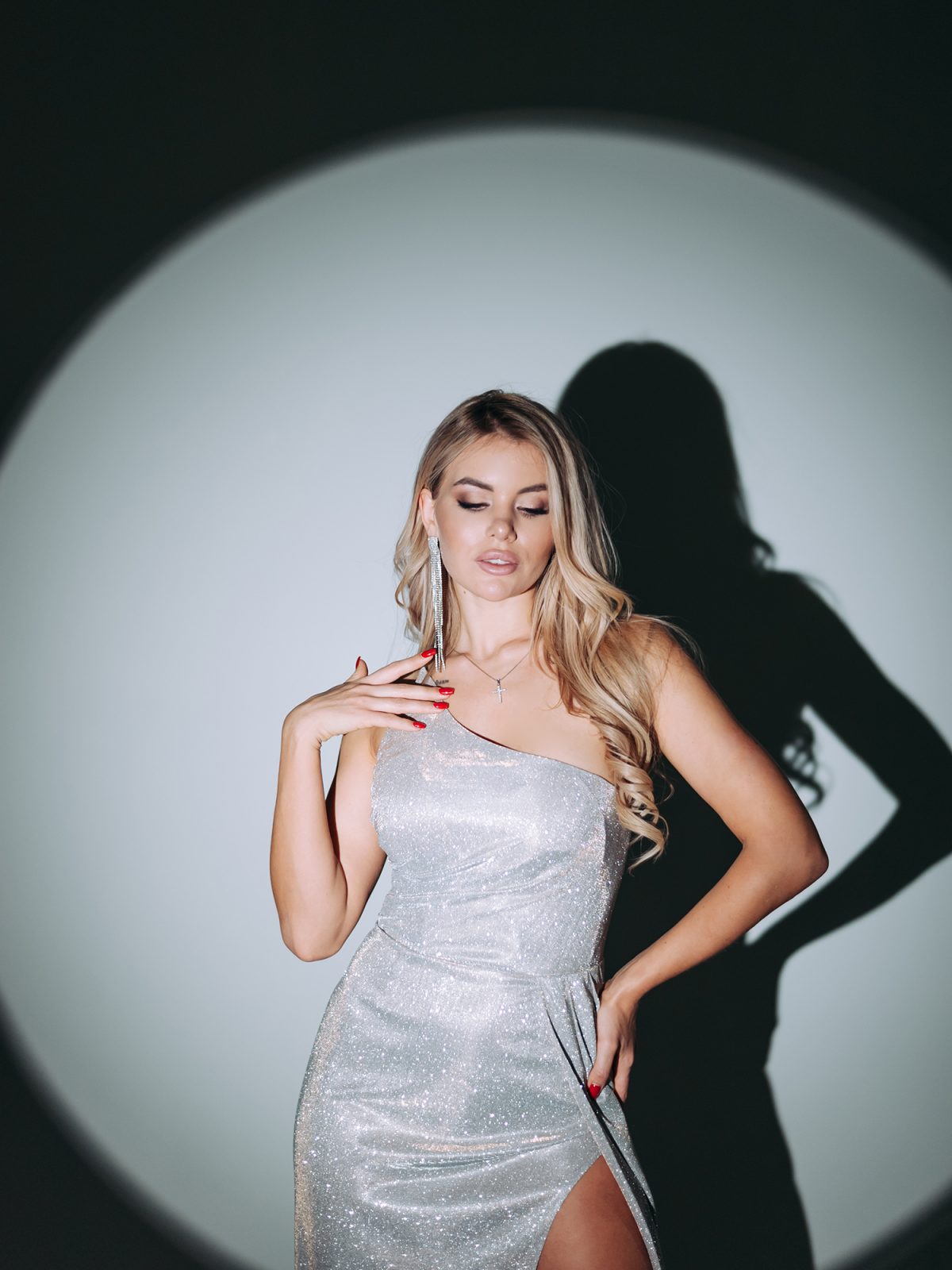 Glamorous Sparkle Maxi Party Dress