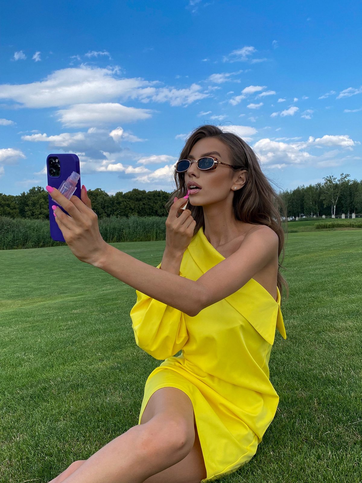 Sunlight Muse – Trendy Yellow, Black One-Shoulder Dress | Wedding Guest & Vacation Style