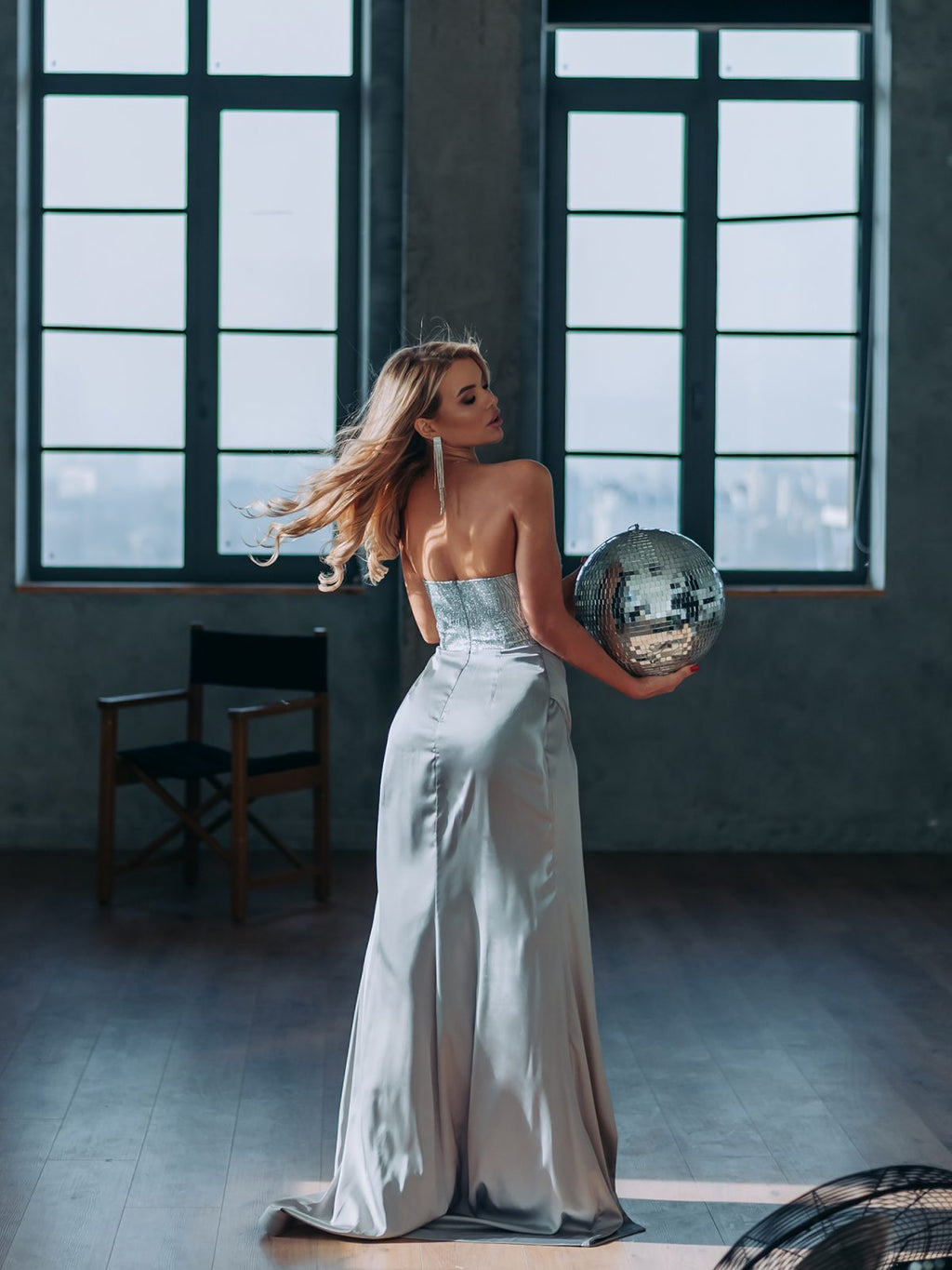 elegant asymmetric white dress