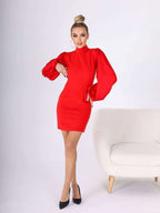 Sleek Silhouette Mini Dress