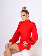 Sleek Silhouette Mini Dress