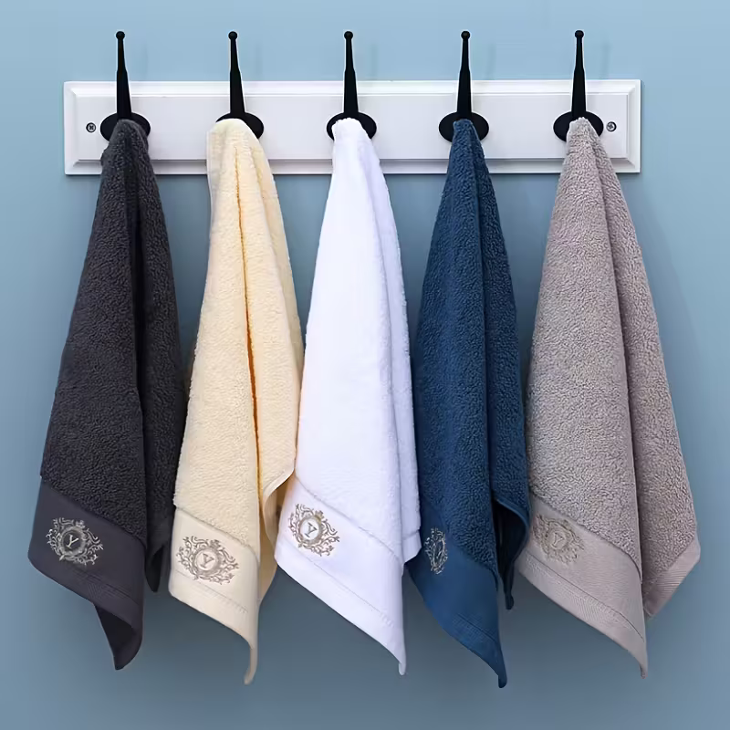 Zestaw Ręczników Bawełnianych 3-częściowy z Haftem PREMIUM