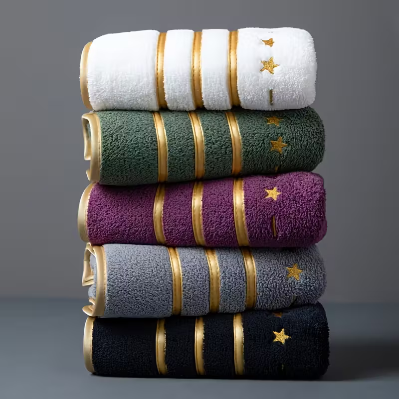 Zestaw luksusowych 5 Ręczników z Koralowego Polaru – Miękkie