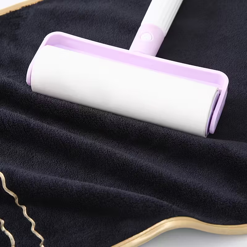 Zestaw 8 Ręczników Kąpielowych– Miękkie, Aksamit Koralowy czarne