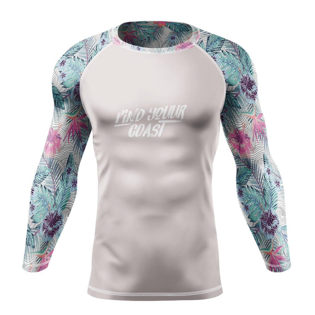 Find Your Coast® Tropical Sleeve UPF 50+ Rash Guard