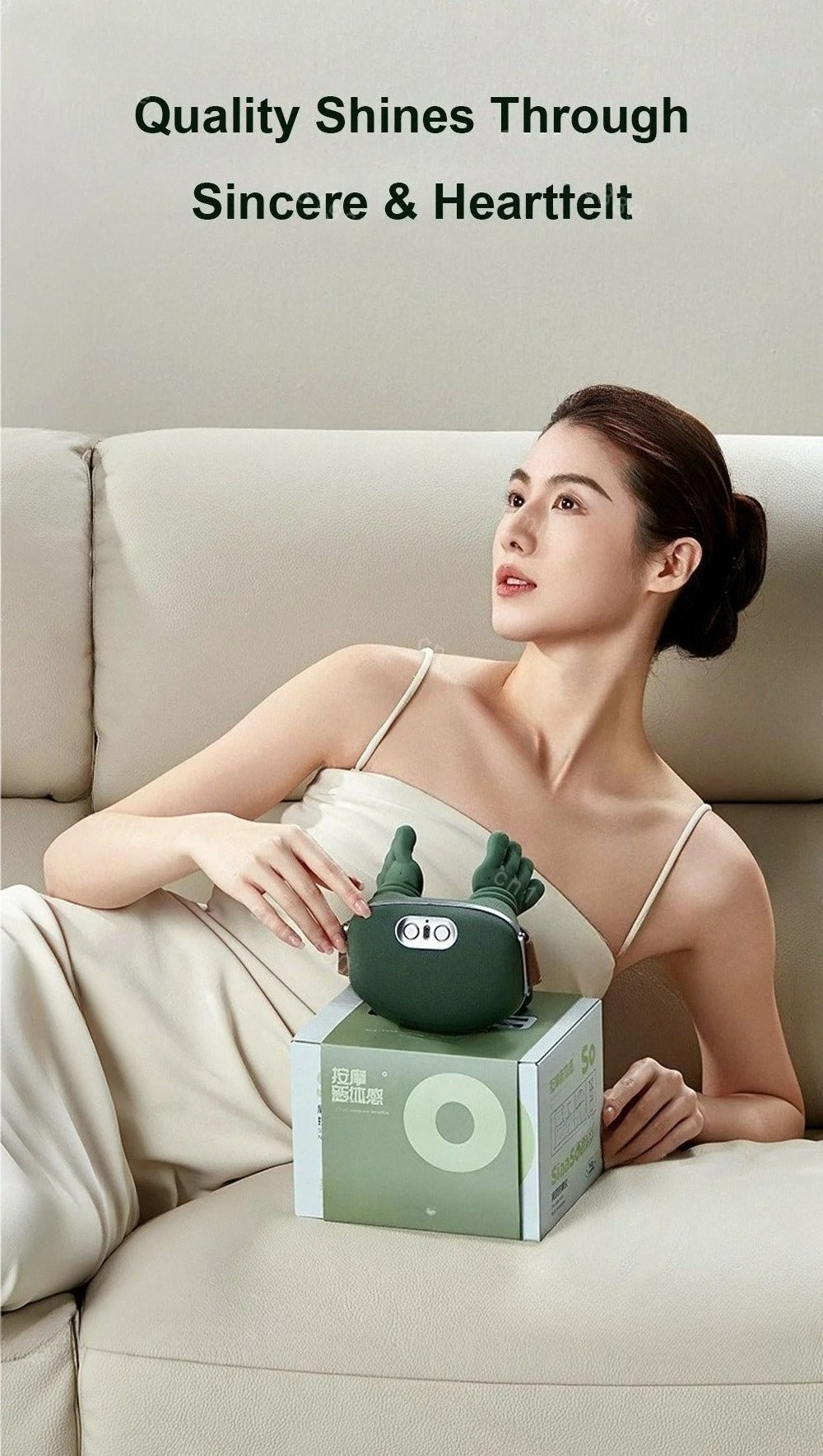 MASAŻER SZYI KARKU RAMION PLECÓW -Całego ciała- DŁONIE MASUJĄCE-VIDEO!