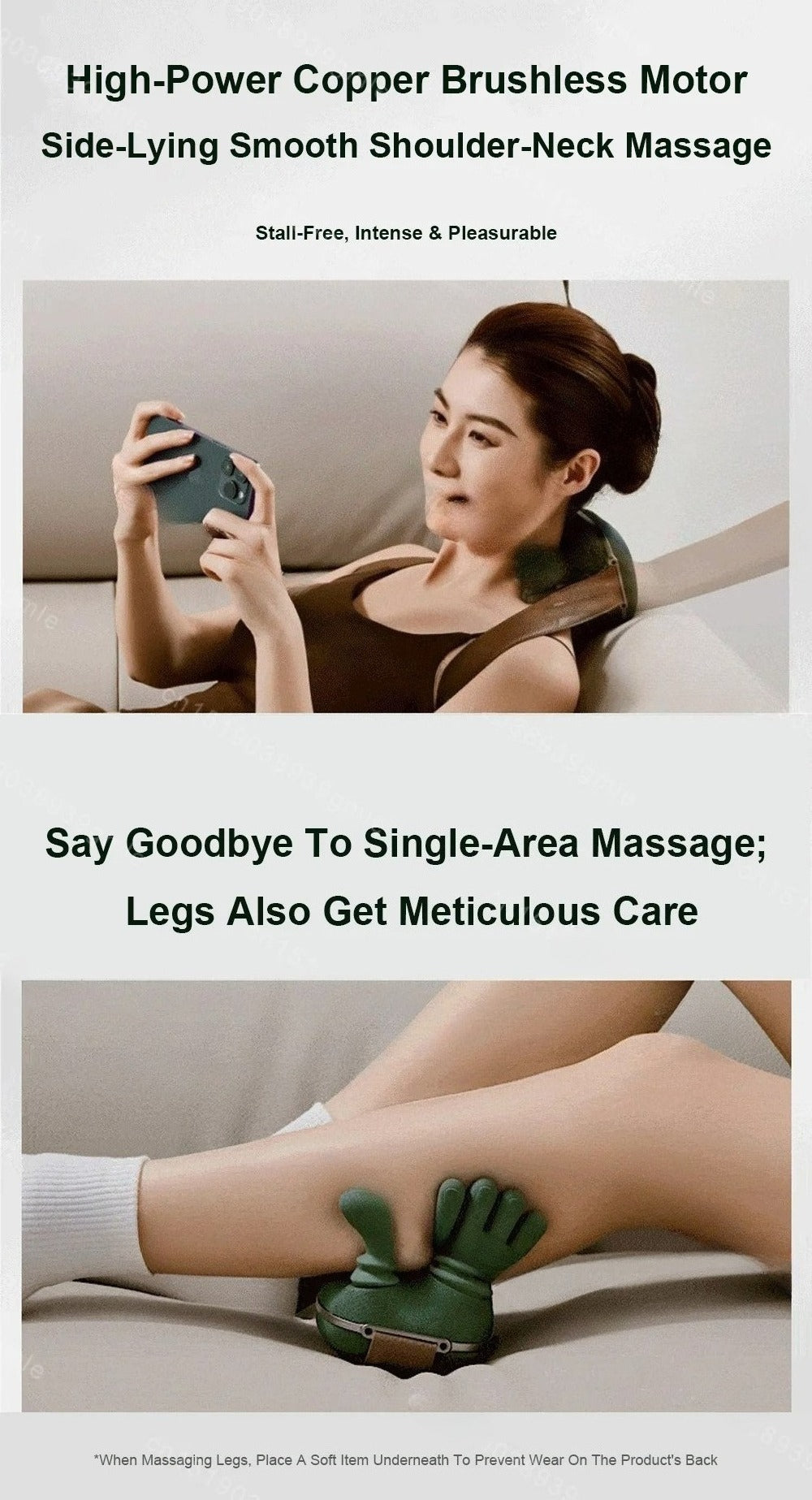 MASAŻER SZYI KARKU RAMION PLECÓW -Całego ciała- DŁONIE MASUJĄCE-VIDEO!