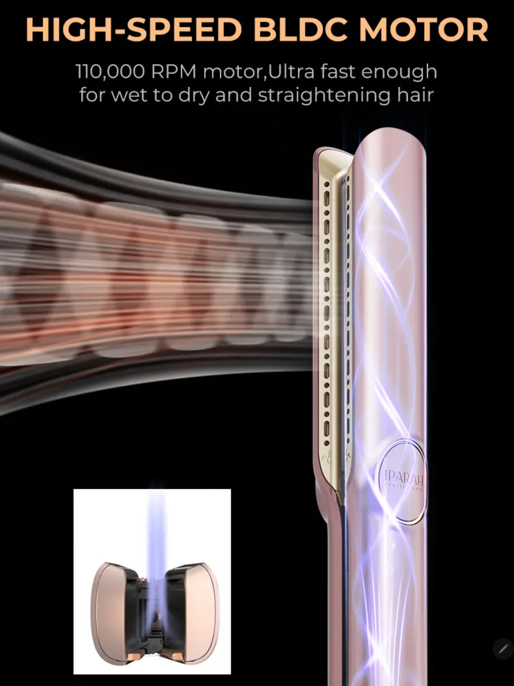 Prostownica i suszarka do włosów2w1 różowa-piękne etui.Doskonała na PREZENT!