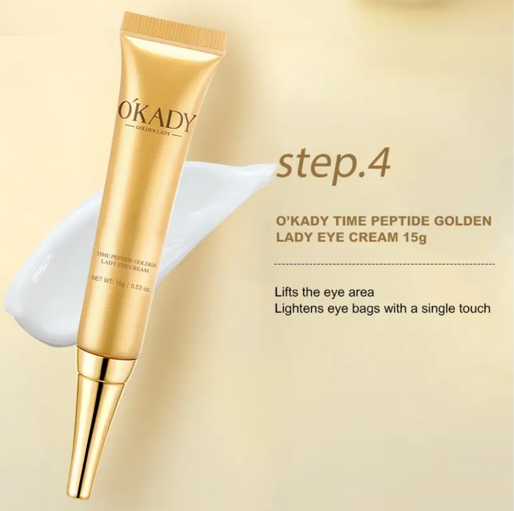 Zestaw na prezent OKADY TIME PEPTIDE GOLDEN LADY SKIN CARE SET