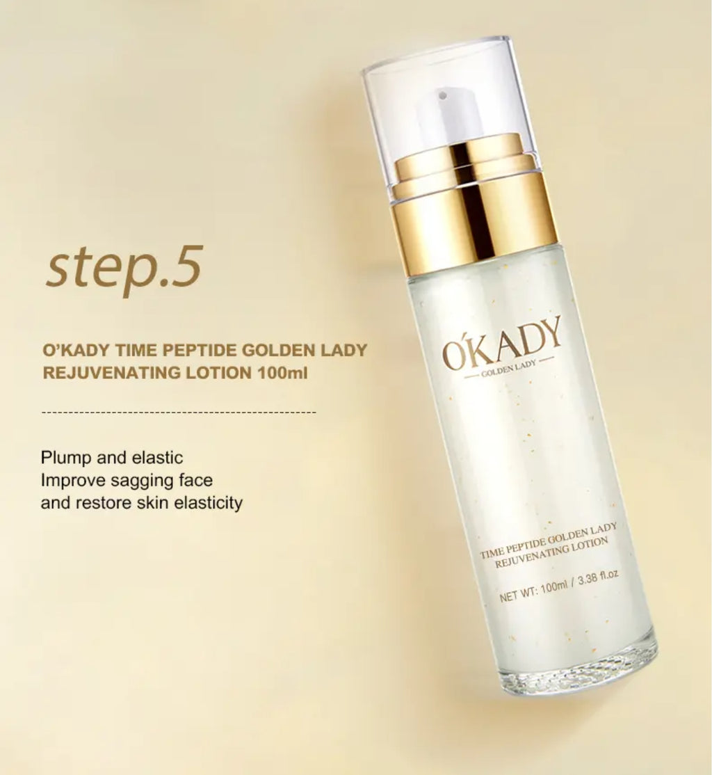 Zestaw na prezent OKADY TIME PEPTIDE GOLDEN LADY SKIN CARE SET