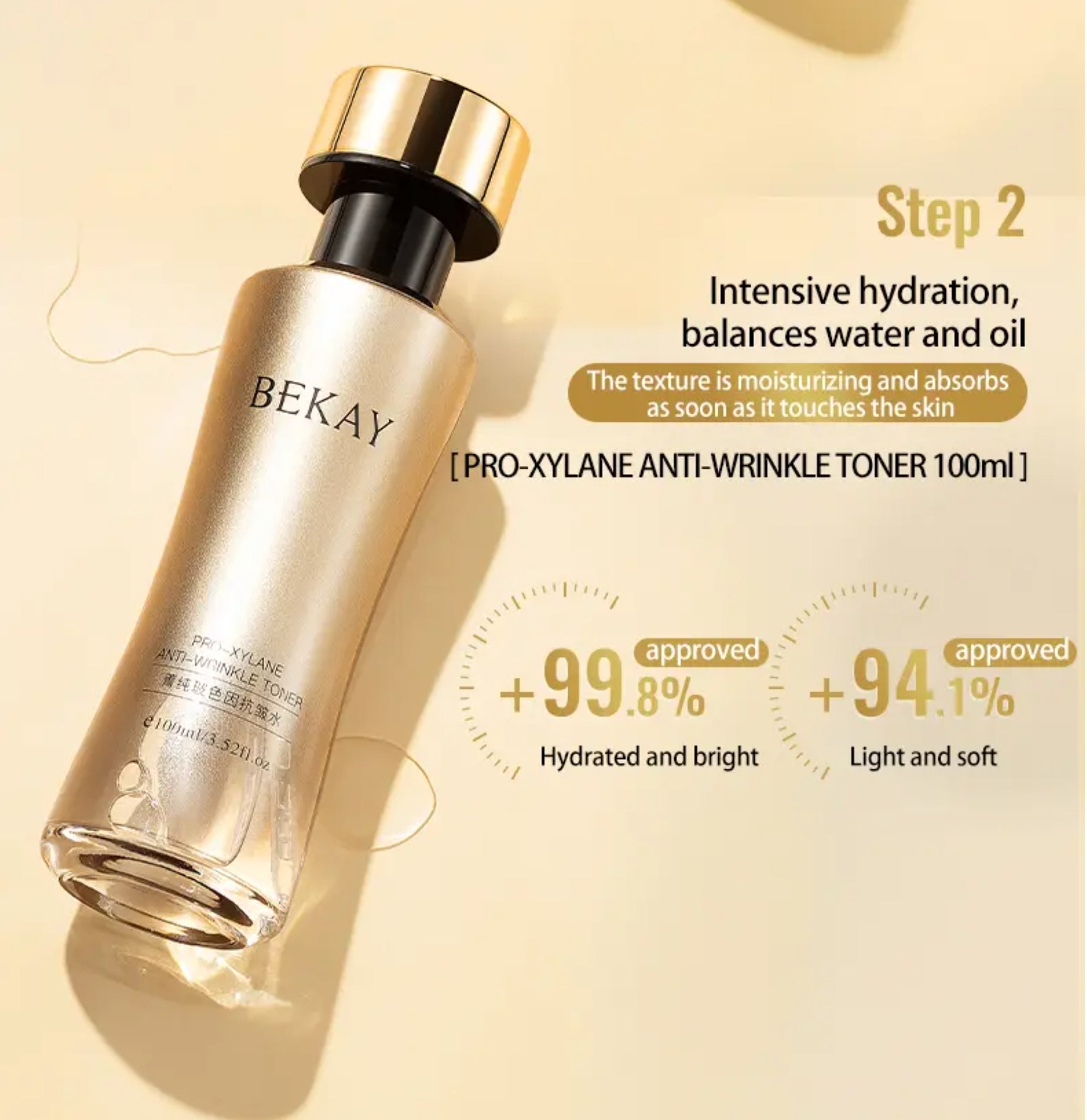 Zestaw na prezent. Kompletny luksusowy rytuał przeciwzmarszczkowy z Pro-Xylane, peptydami i niacynamidem