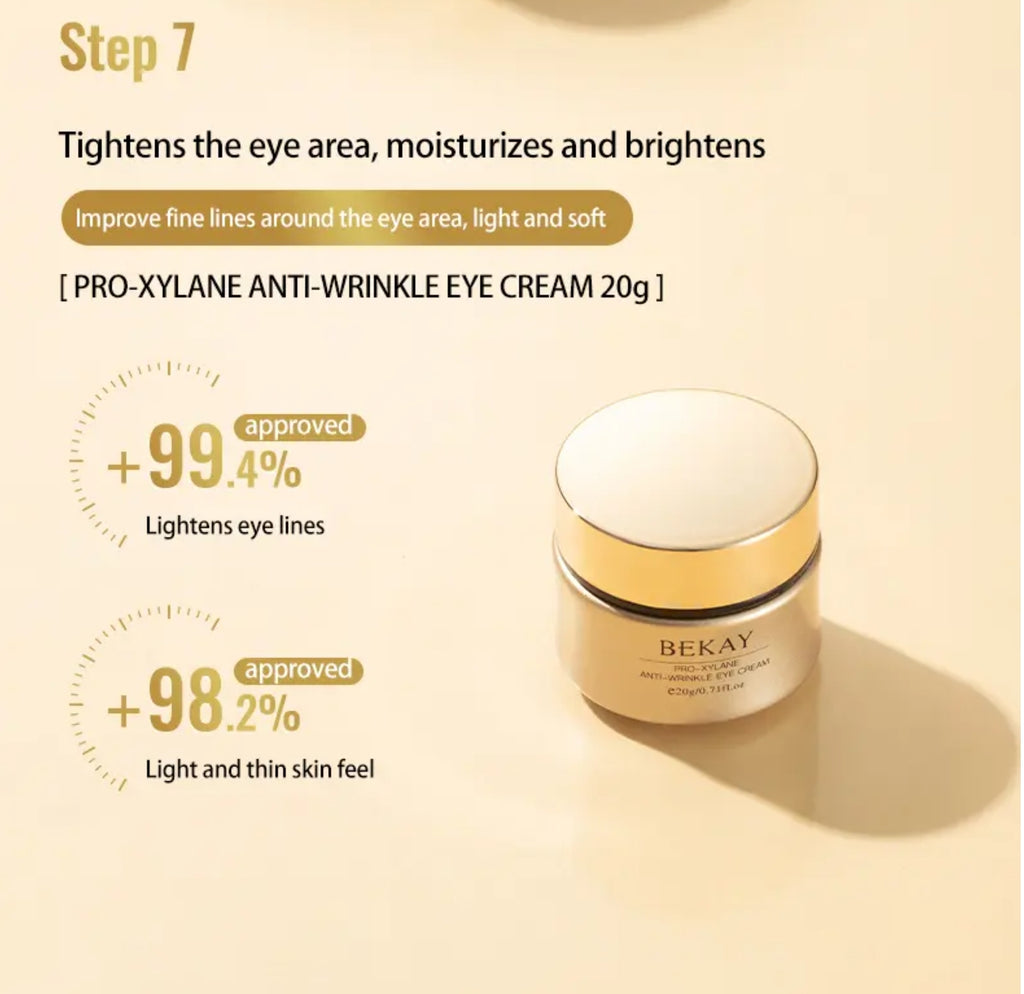 Zestaw na prezent. Kompletny luksusowy rytuał przeciwzmarszczkowy z Pro-Xylane, peptydami i niacynamidem