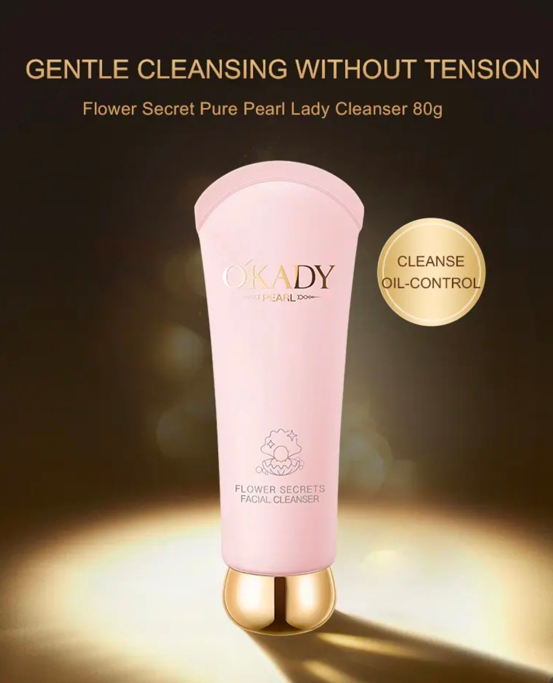 Zestaw na prezent OKADY Flower Secret Pure Pearl Lady Skin Care Set – Perłowa pielęgnacja anti-aging z efektem rozświetlenia i głębokiego nawilżenia