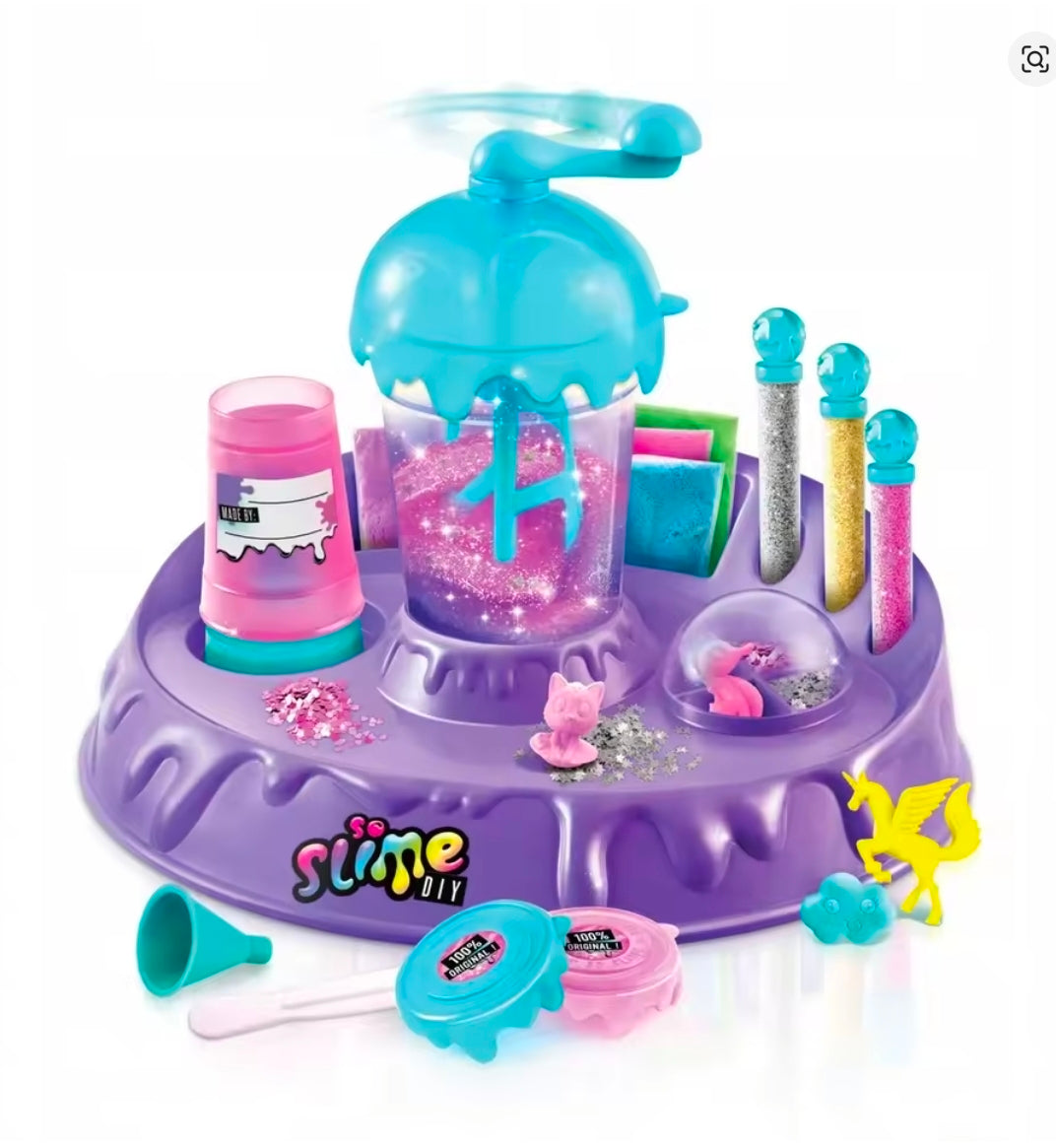 ZESTAW SLIMY SLIME DIY FABRYKA MIKSER DO ROBIENIA GLUTÓW DLA DZIECI