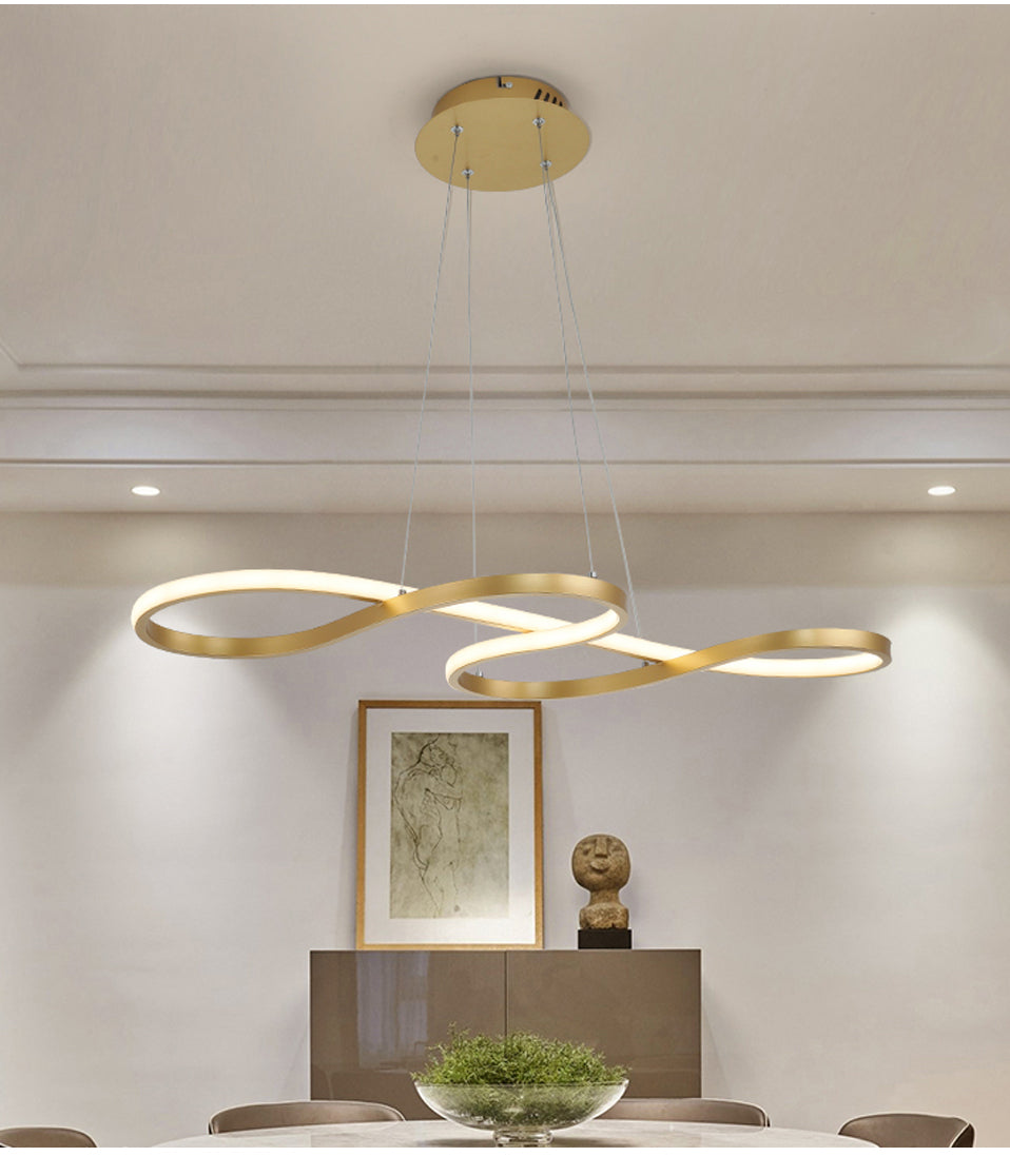 Lampa wisząca nad wyspą kuchenną, stół barowy, dekoracja jadalni