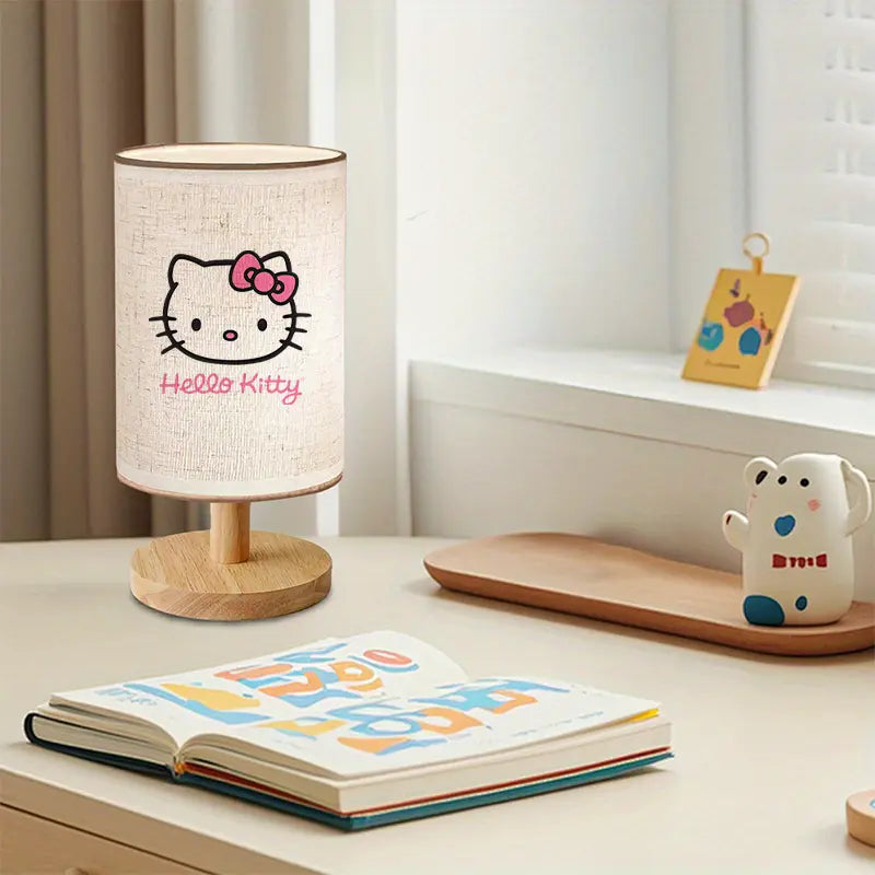 Lampa LED z lampką z tkaniny w stylu nordyckim