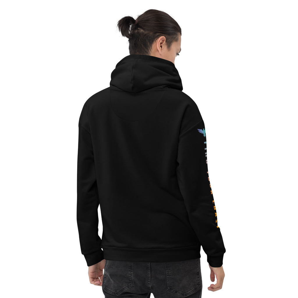 Find Your Coast® Rainbow Sleeve Recycled Hoodie