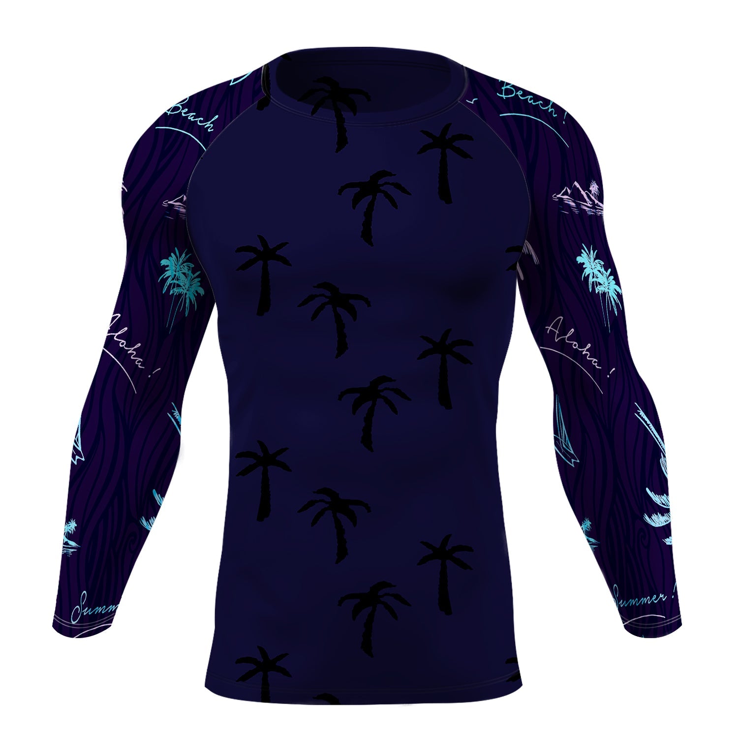Find Your Coast® Aloha Adventure Rash Guard UPF 50+