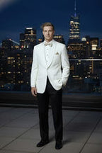 "Brentwood" Ivory Dinner Jacket-1