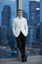 "Brentwood" Ivory Dinner Jacket-2