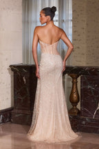 Valeria Heartline Crystal Gown