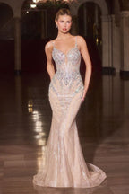Neckline With Crystal and Sequin