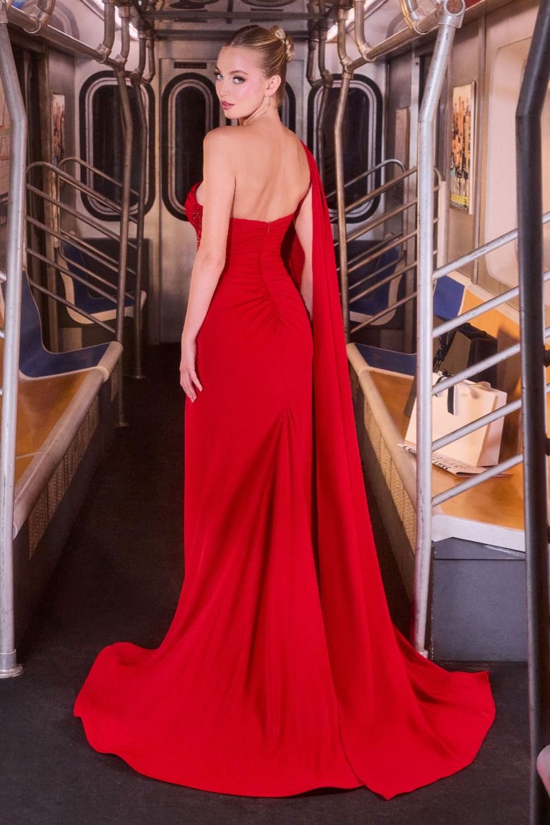 Fitted Gown One Shoulder