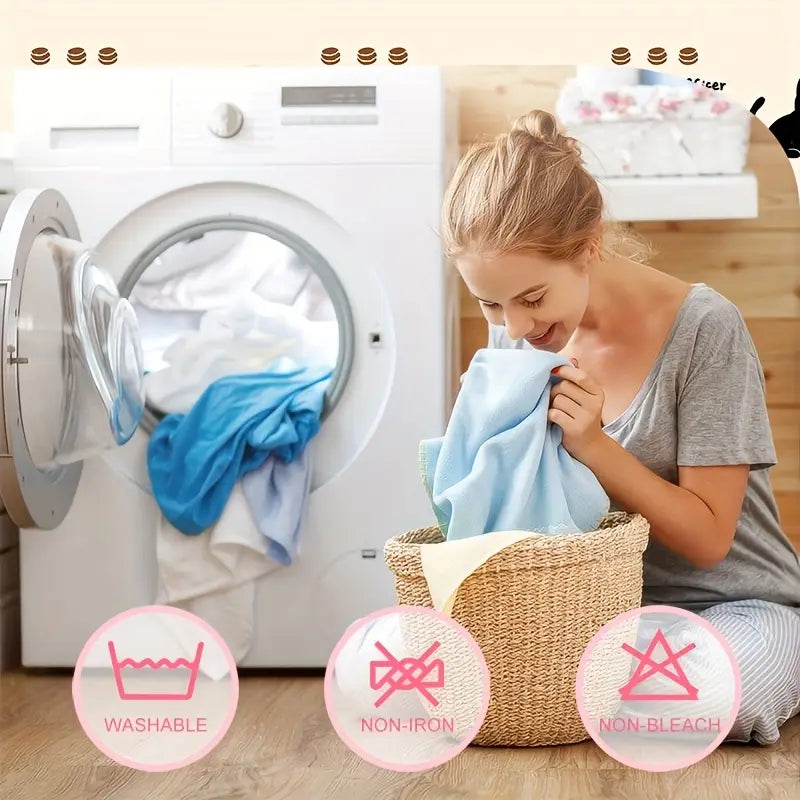 1 Szt. Nowoczesna Minimalistyczna Poszwa Z Nadrukiem Kota