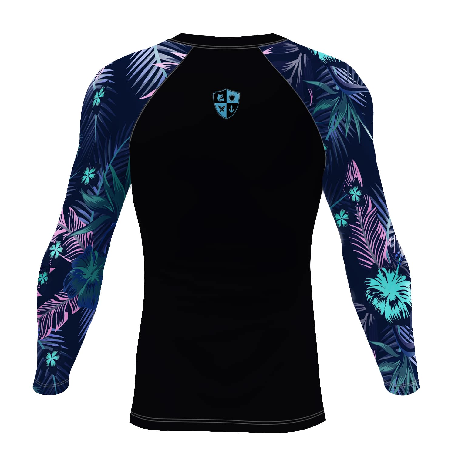 Find Your Coast® Floral Sleeve SeaSkinz Rash Guard UPF 50+