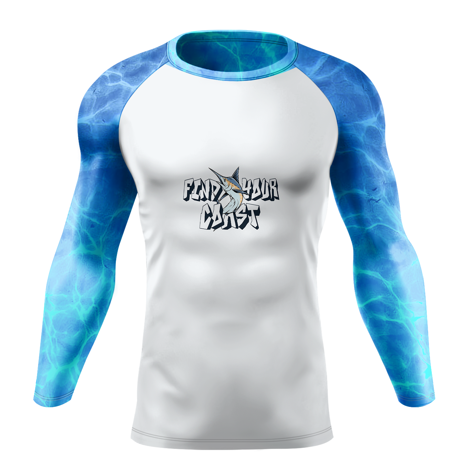 Find Your Coast® Marlin UPF Rash Guard
