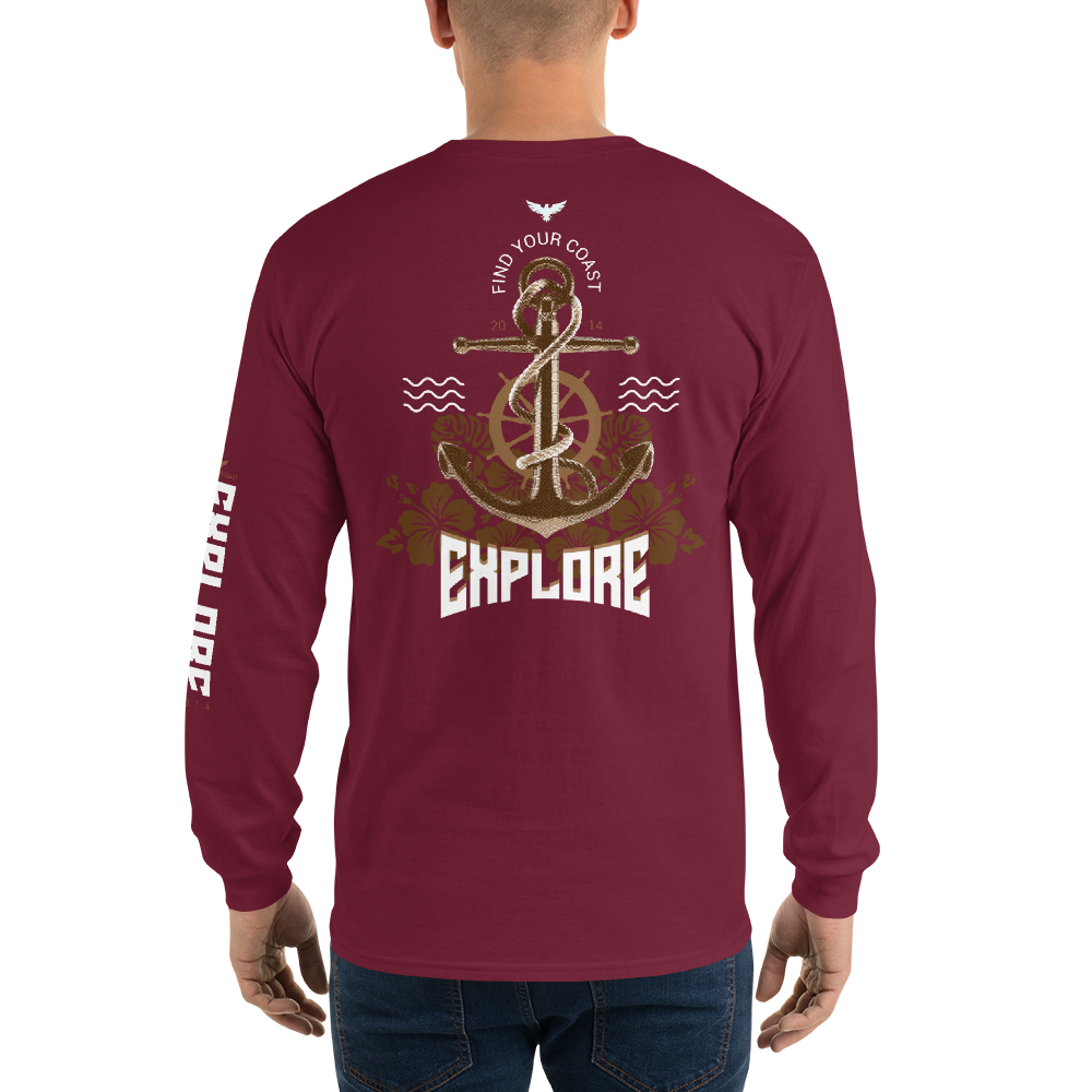 Find Your Coast® Explore All-Season Essential Long Sleeve Tees