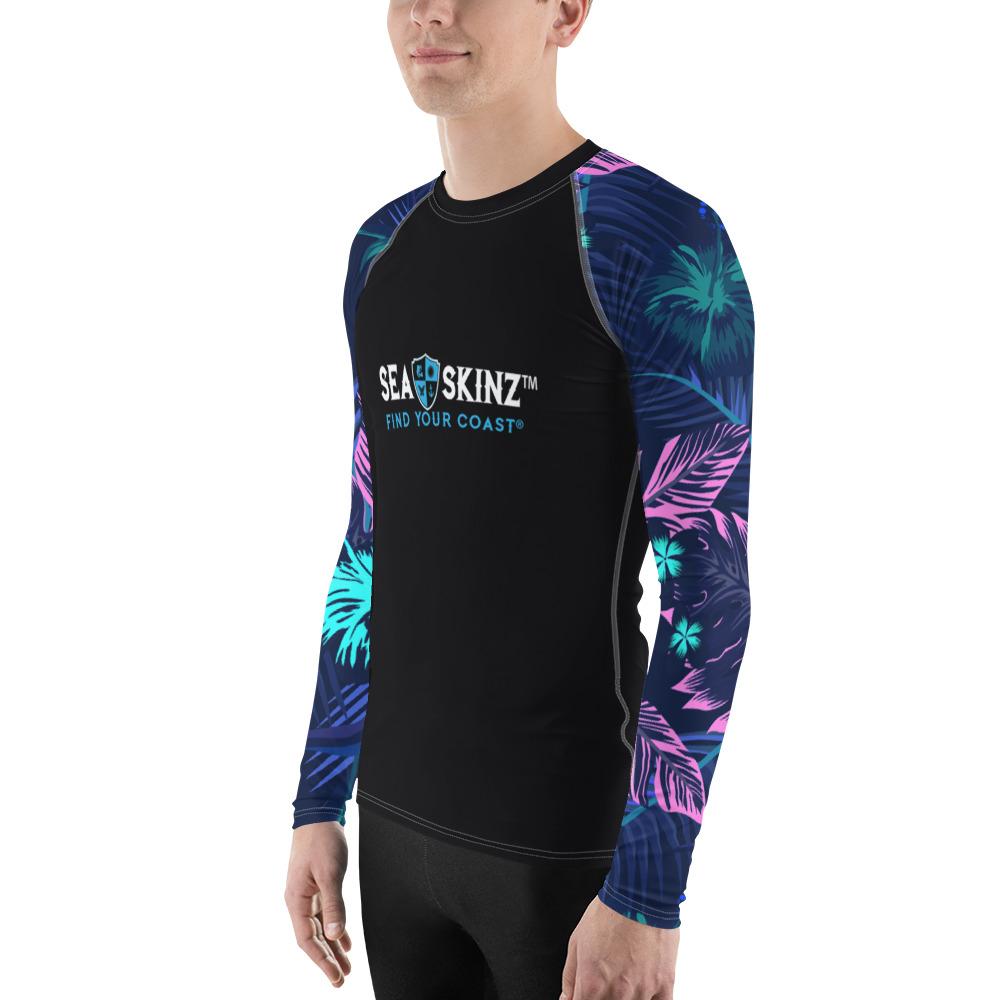 Find Your Coast® Floral Sleeve SeaSkinz Rash Guard UPF 50+