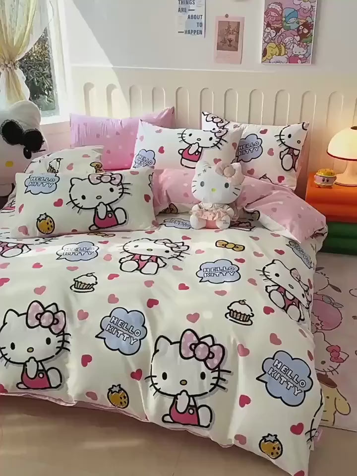 Zestaw Pościeli Sanrio Hello Kitty