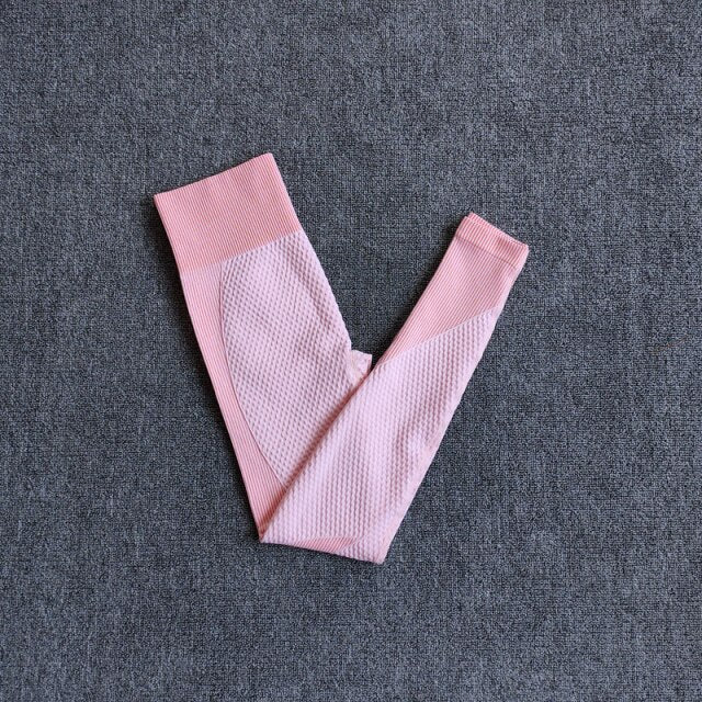 High Waist Fitness Gym Leggings Women Seamless Push Up Energy Tights Workout Running Activewear Tummy Control Yoga Pants