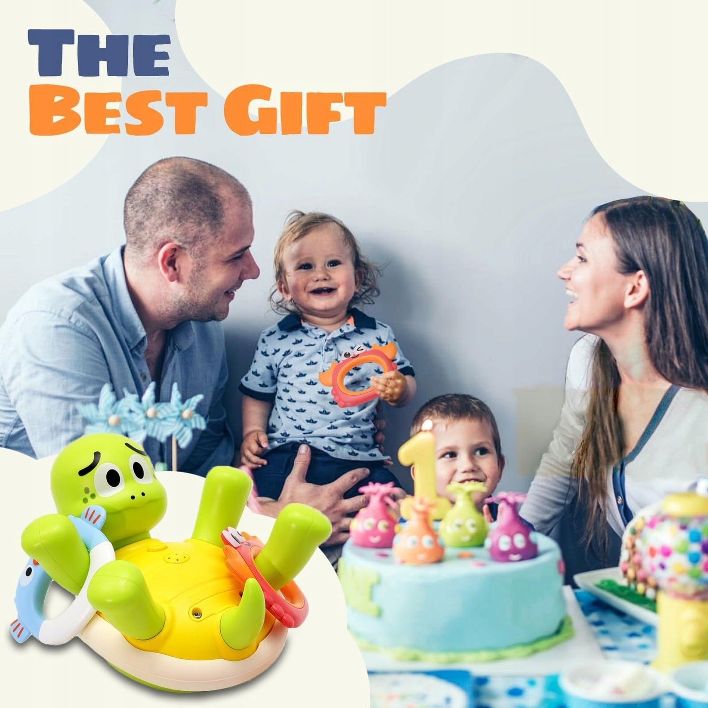 Fontanna Żółwik – Zabawka do Kąpieli i Zabaw Wodnych 2x1